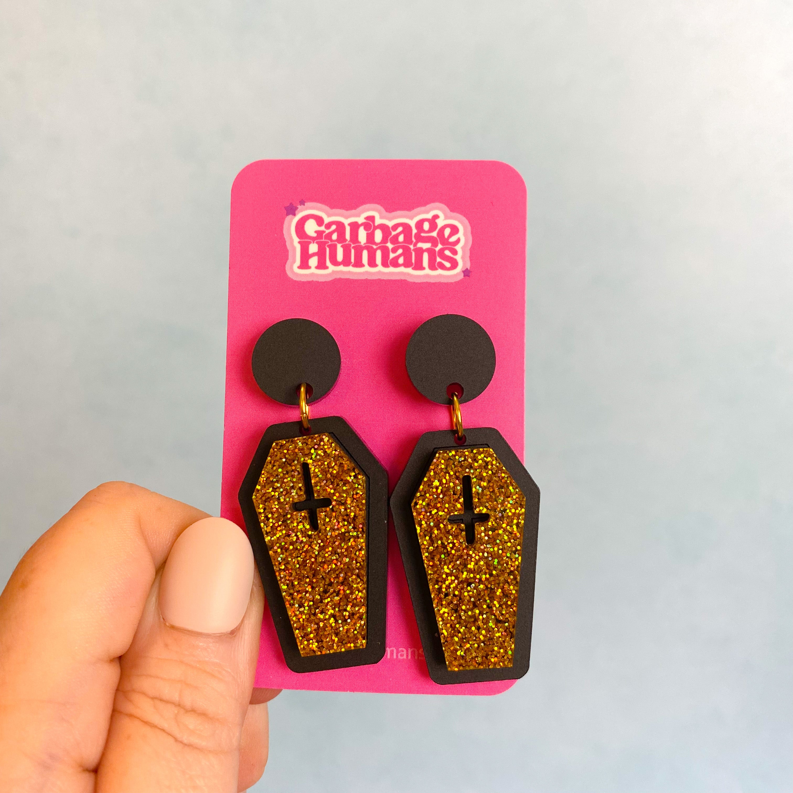 Pink Bows Earrings – Garbage Humans