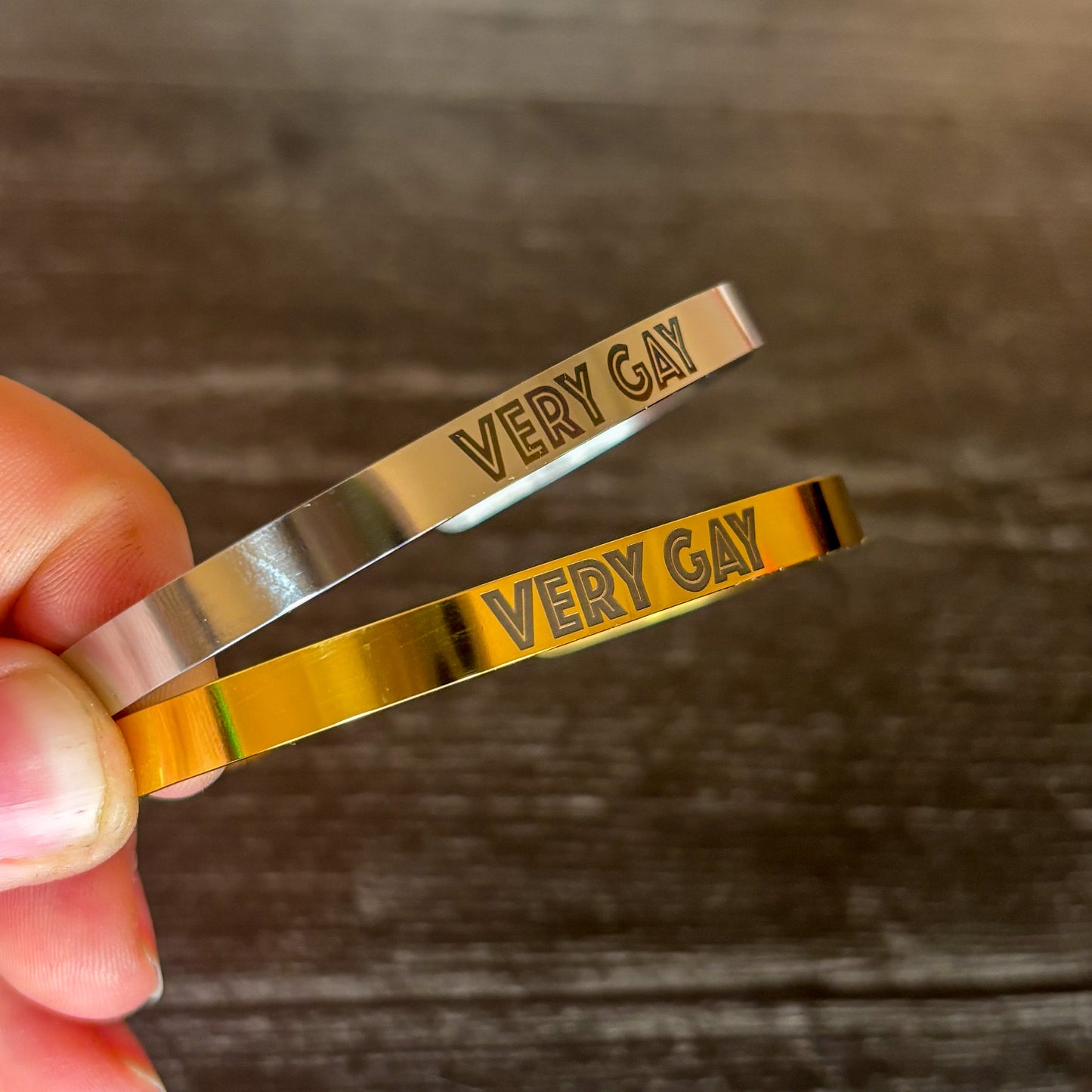 VERY GAY cuff bracelet