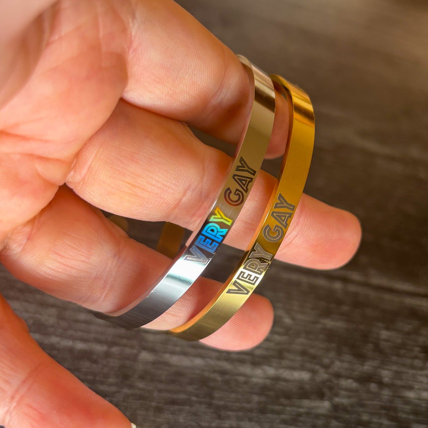 VERY GAY cuff bracelet