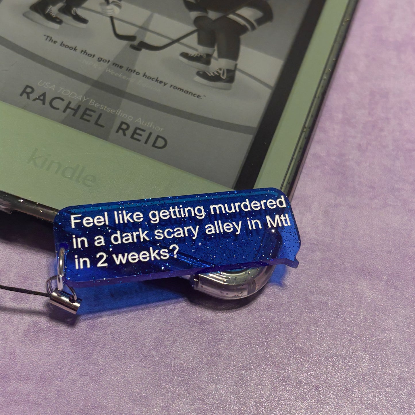 “Dark Alley” keychain or kindle/phone charm