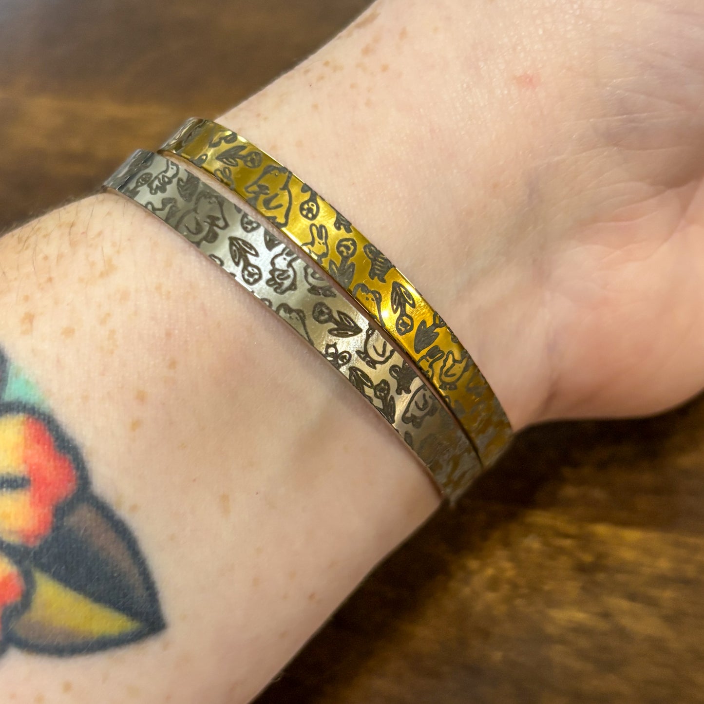 Golden Books cuff bracelet
