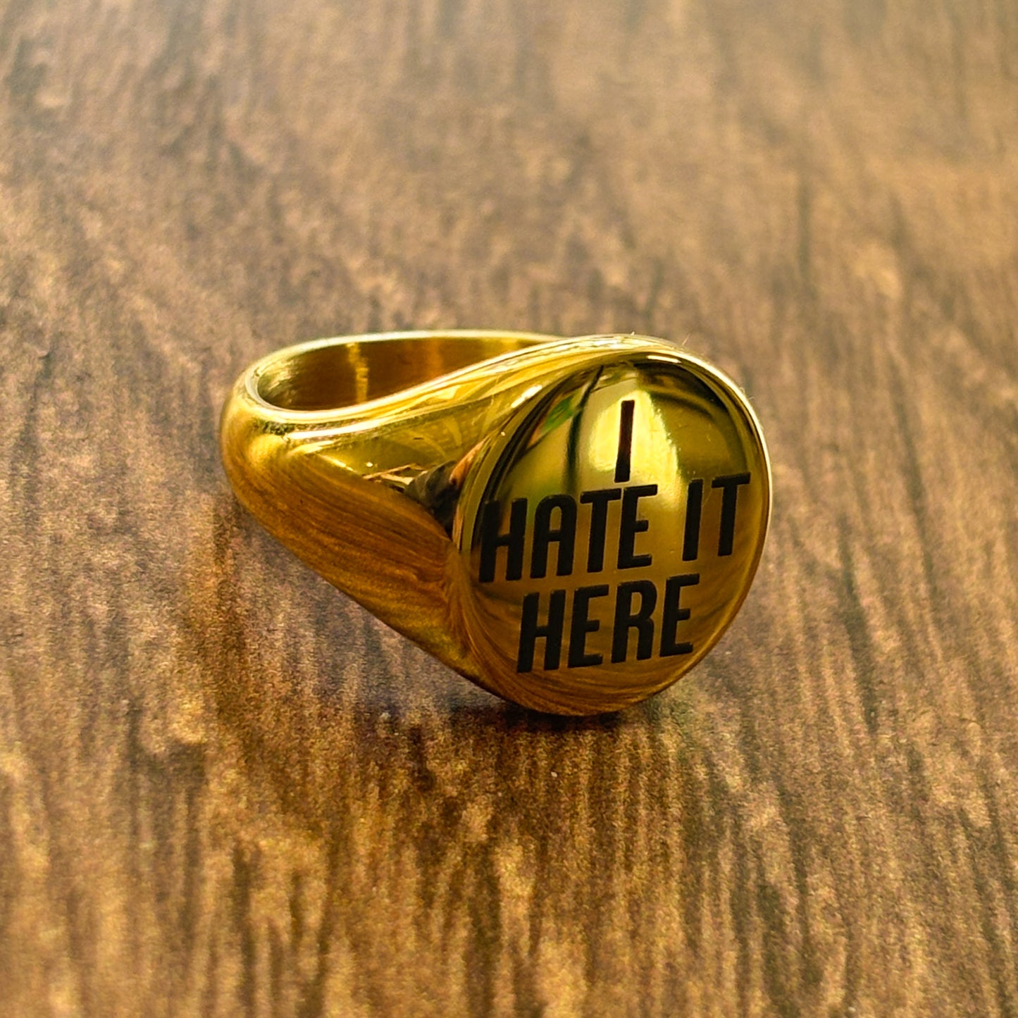I HATE IT HERE rings