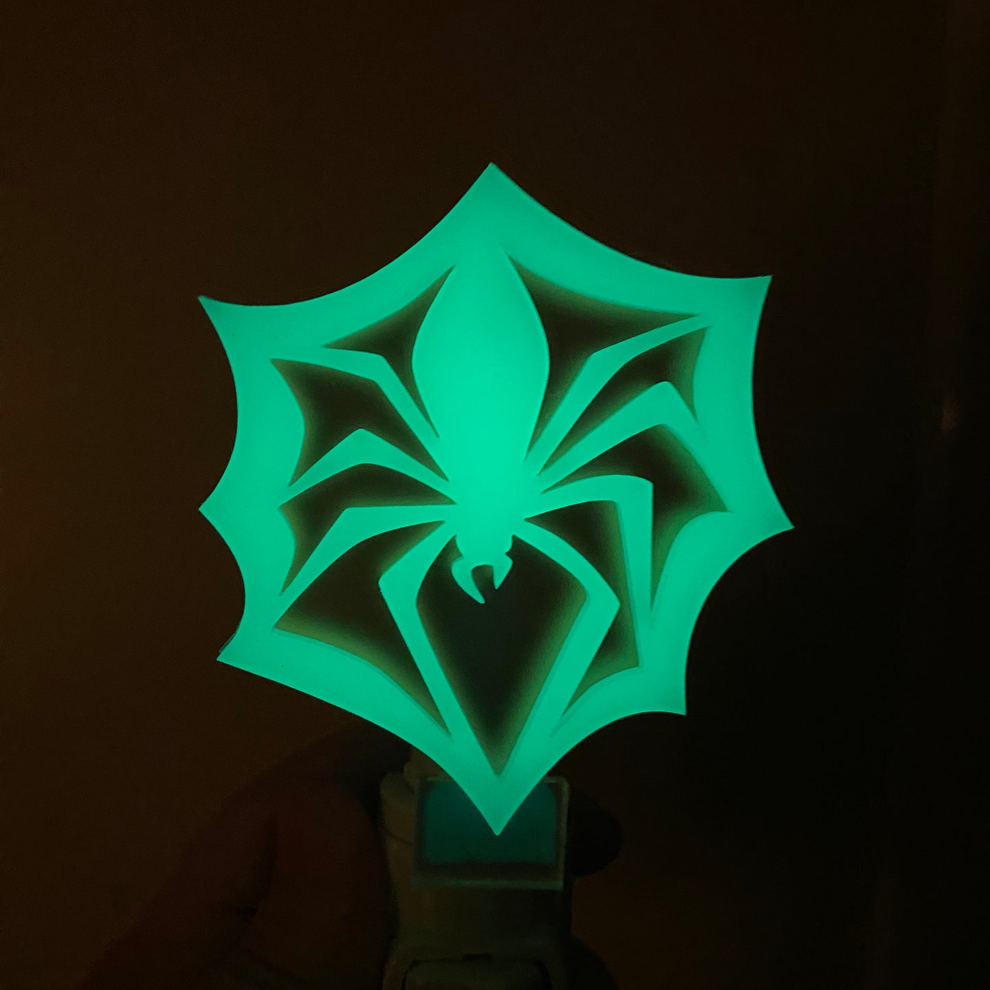Spider snowflake night light