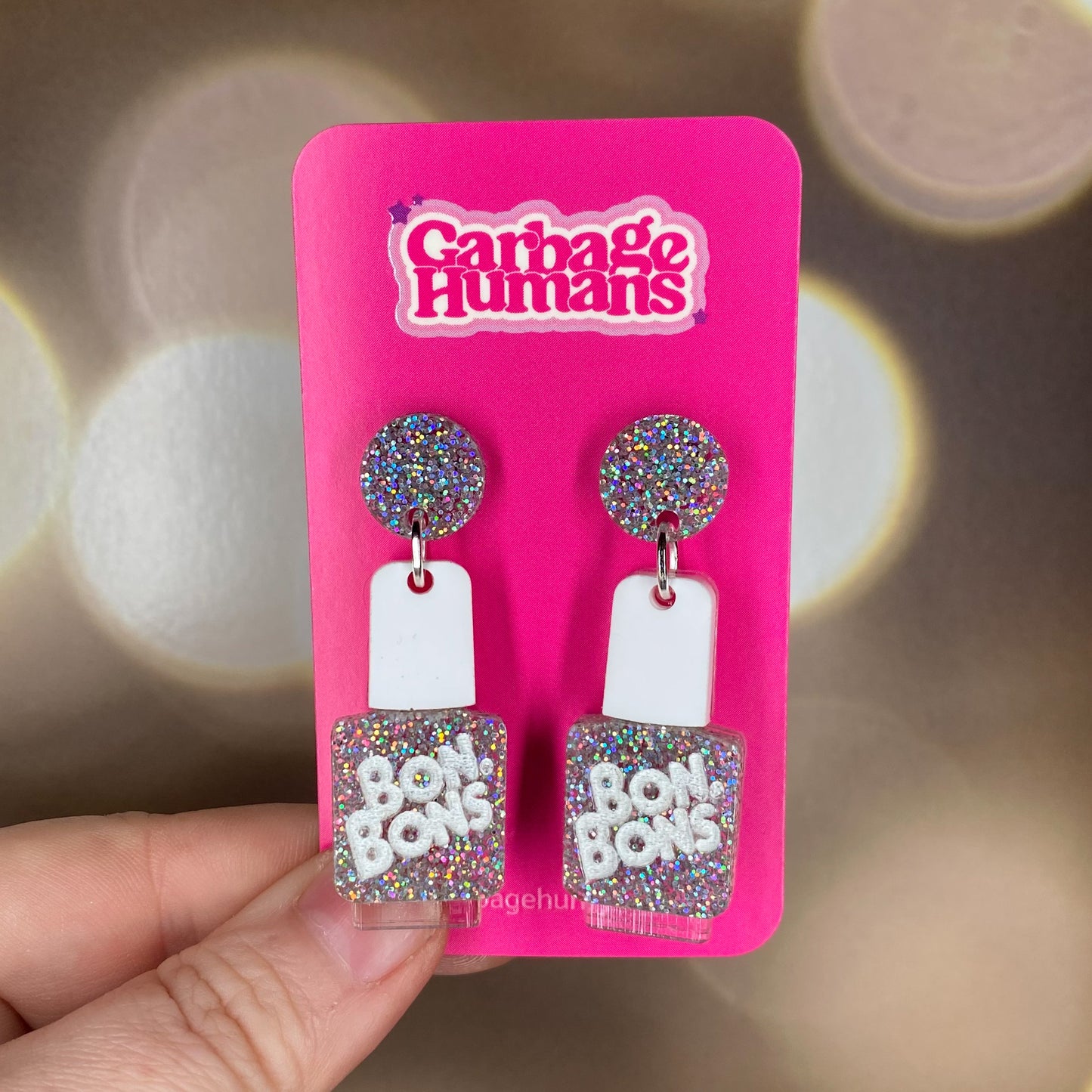 Bob Bon Nail Polish Earrings