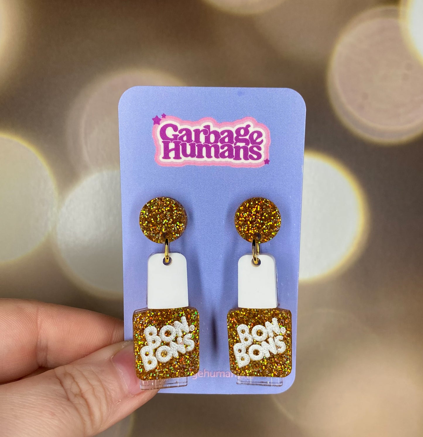 Bob Bon Nail Polish Earrings