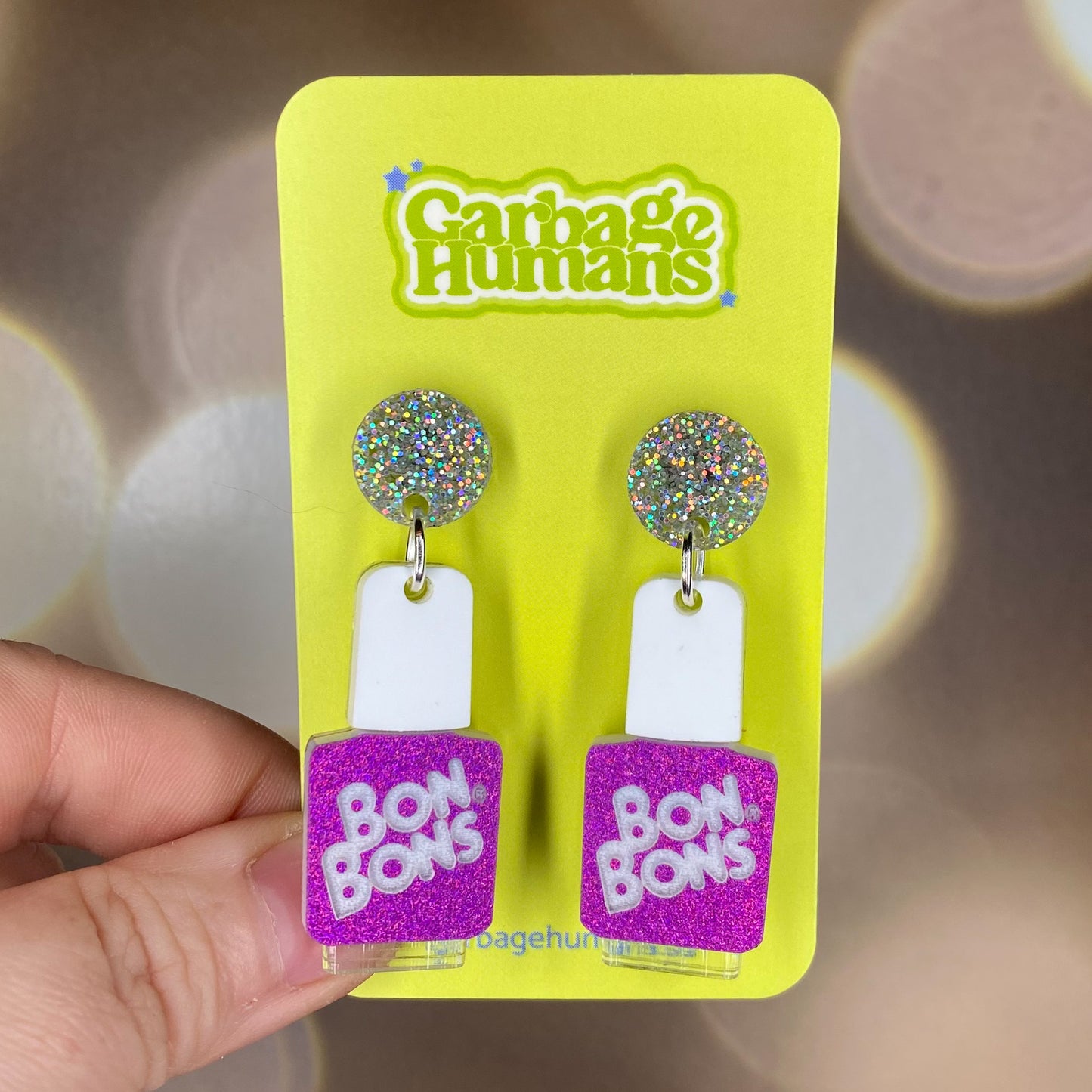 Bob Bon Nail Polish Earrings