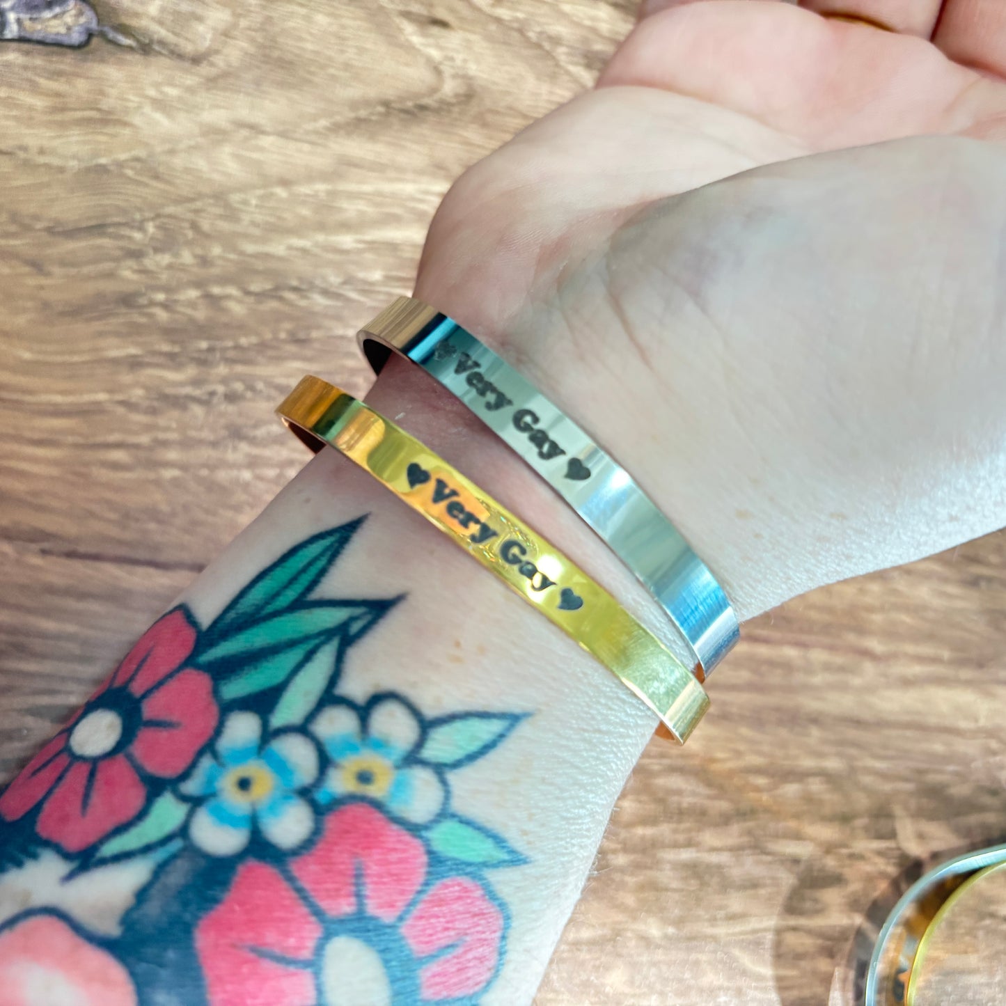 Very gay cuff bracelet