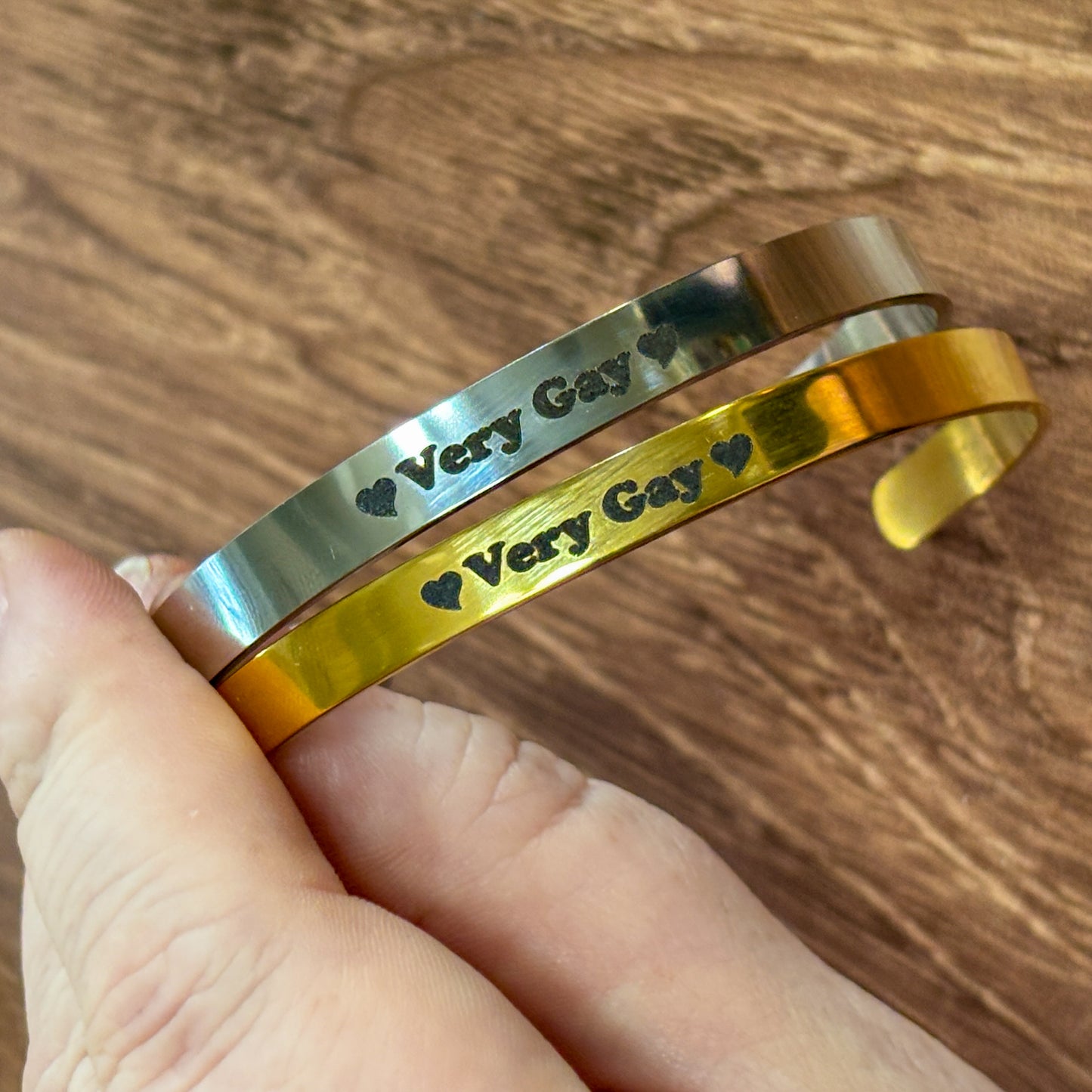 Very gay cuff bracelet