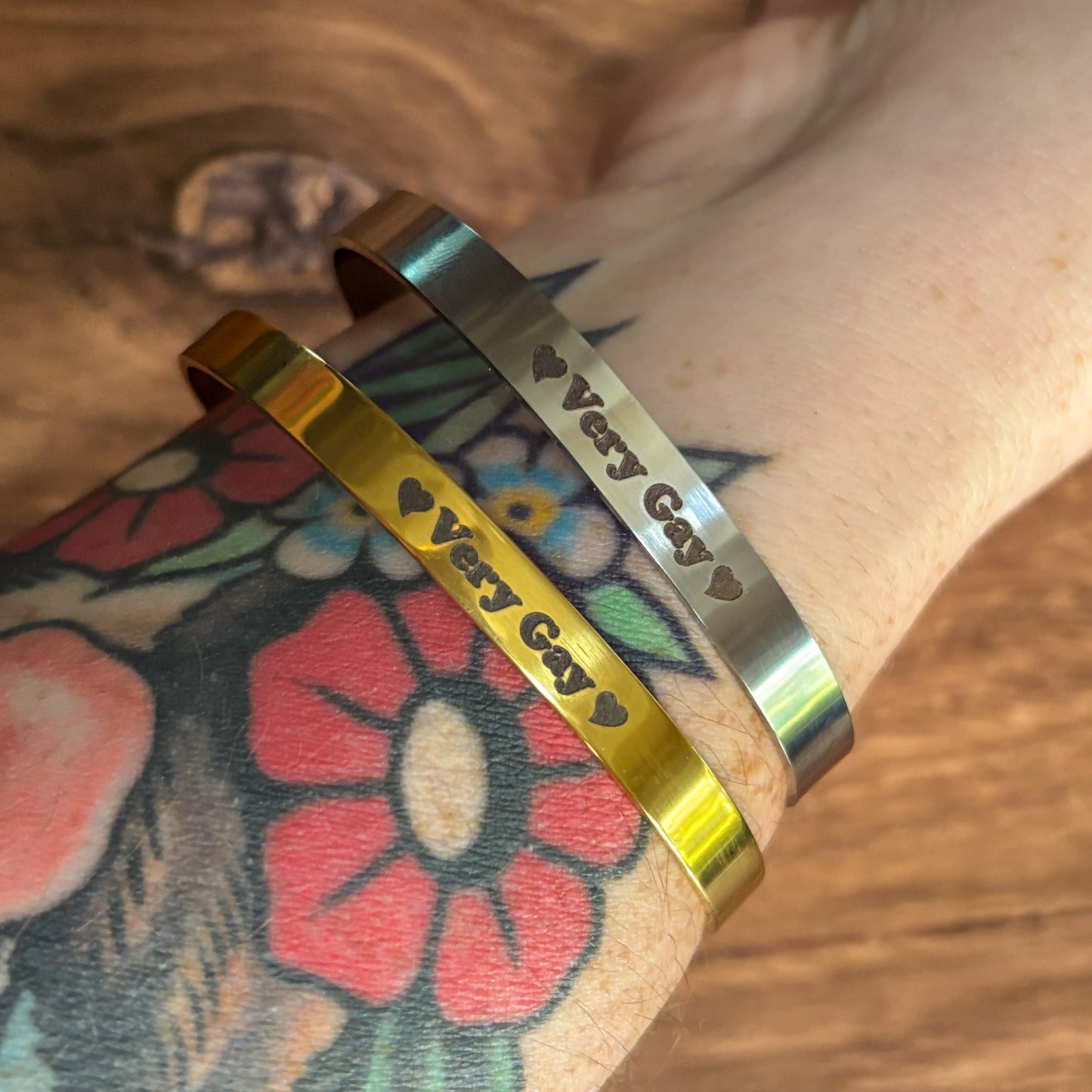 Very gay cuff bracelet