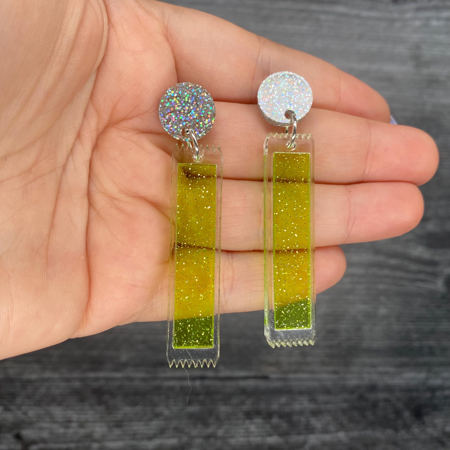 Green Otter Pops Earrings