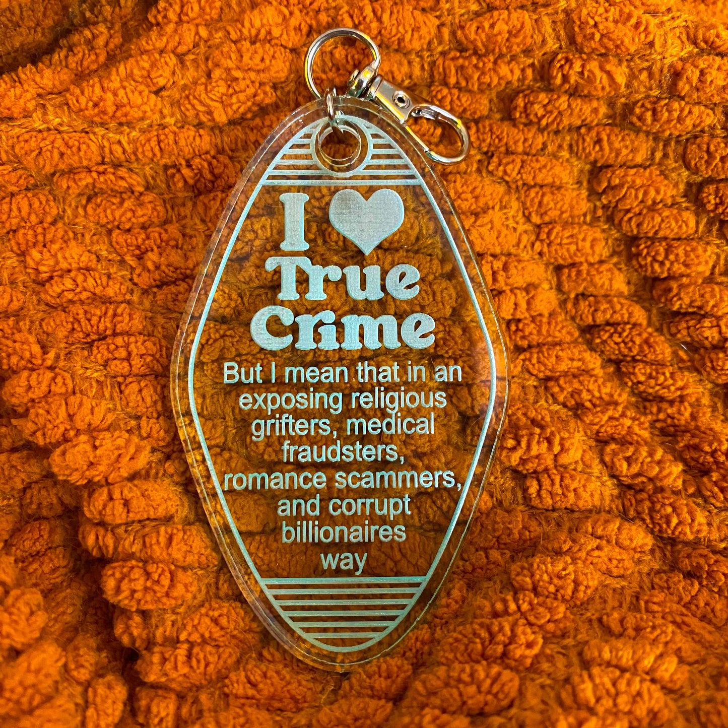 True Crime Keychain