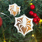 Spider snowflake ornaments