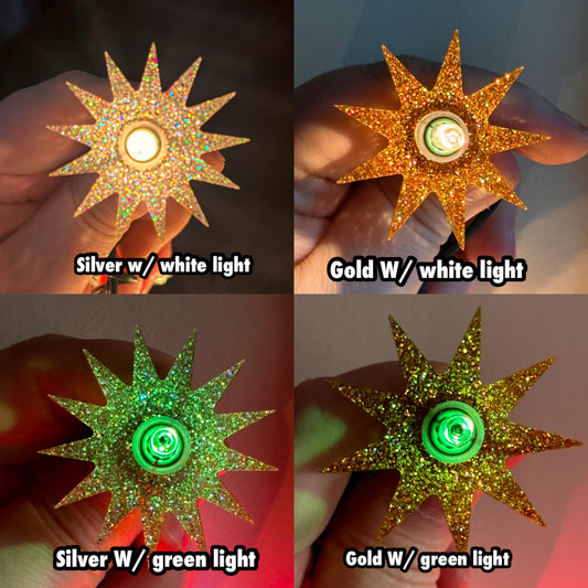 Bulb reflectors for holiday lights