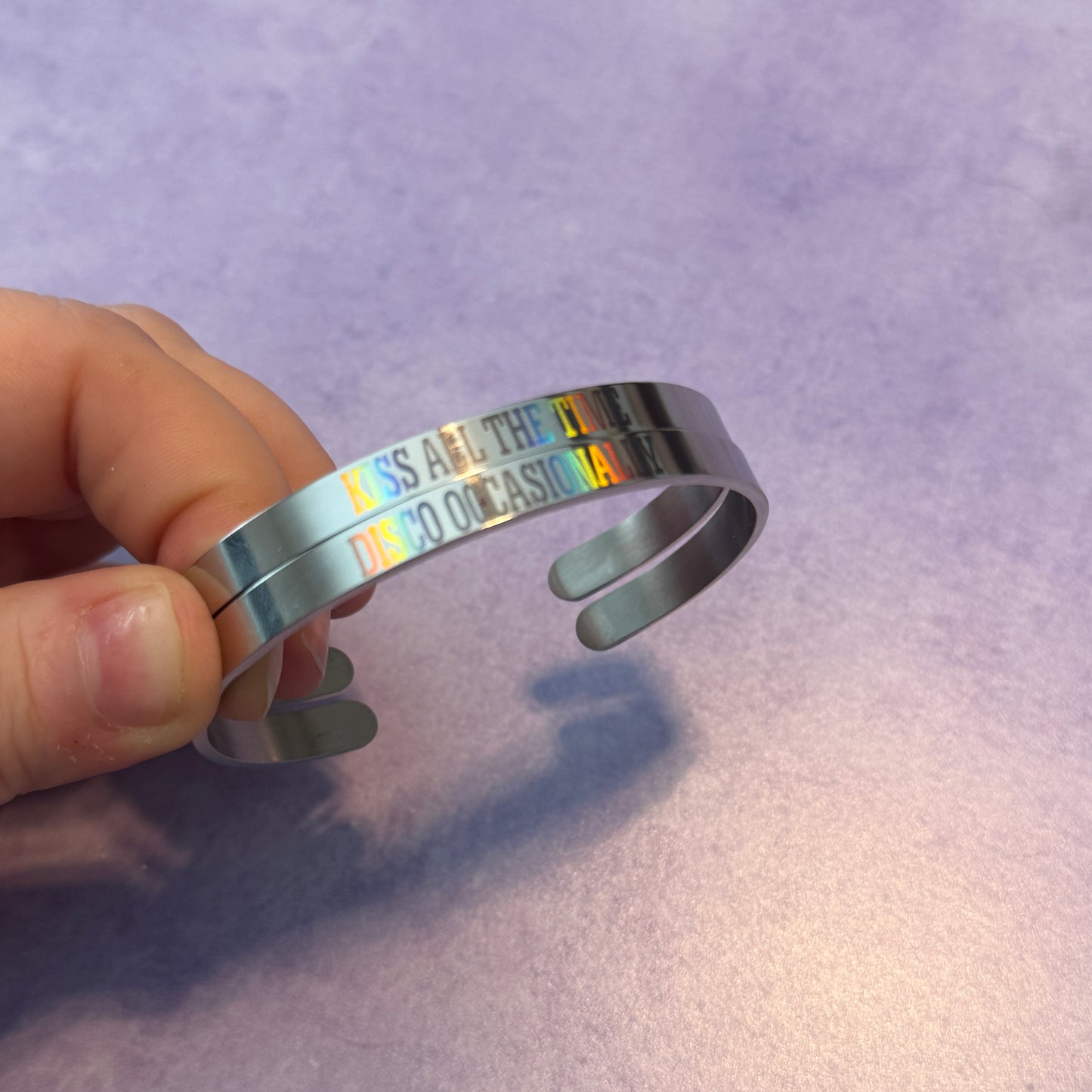 KISS ALL THE TIME bangle bracelet set