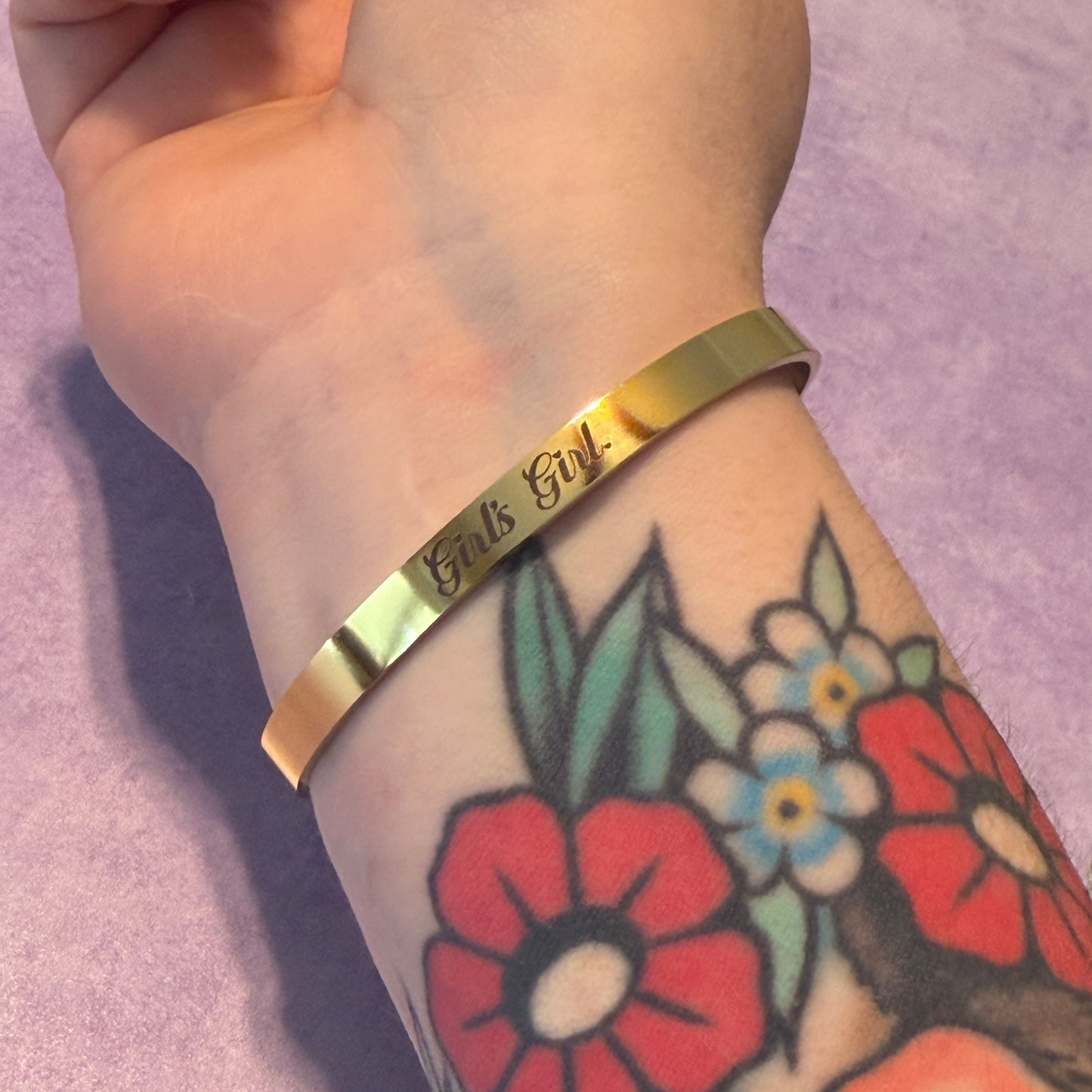 Girl’s Girl bangle bracelet