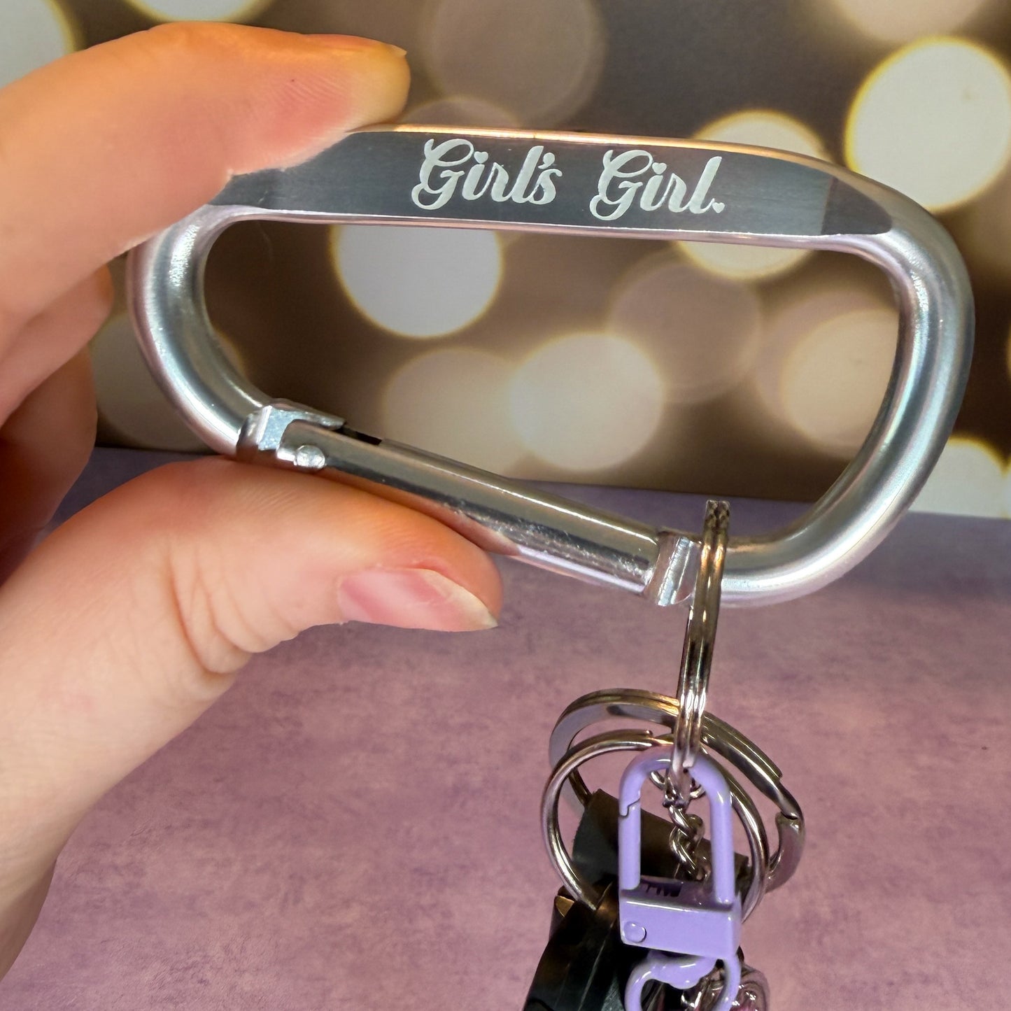 Girl’s Girl Carabiner/keychain