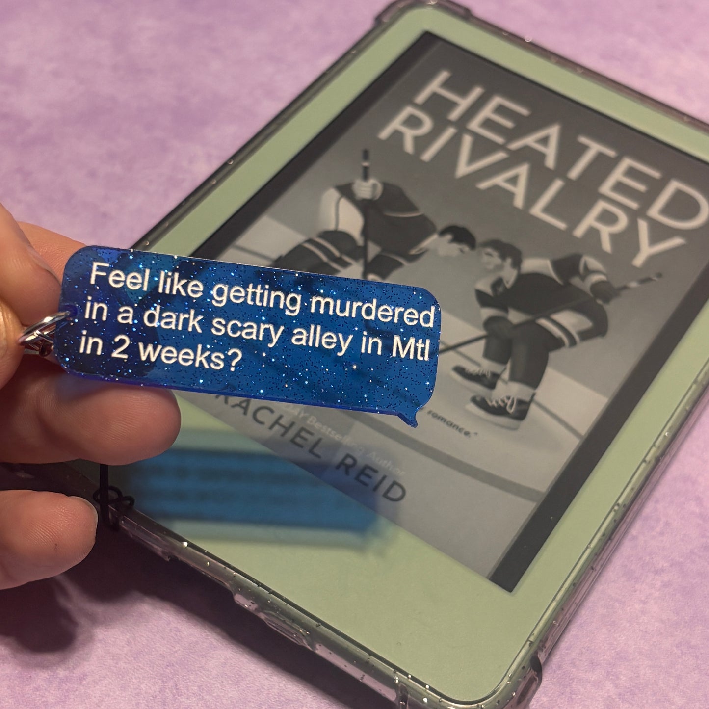 “Dark Alley” keychain or kindle/phone charm