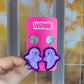 Jelly Ghost Outline Earrings