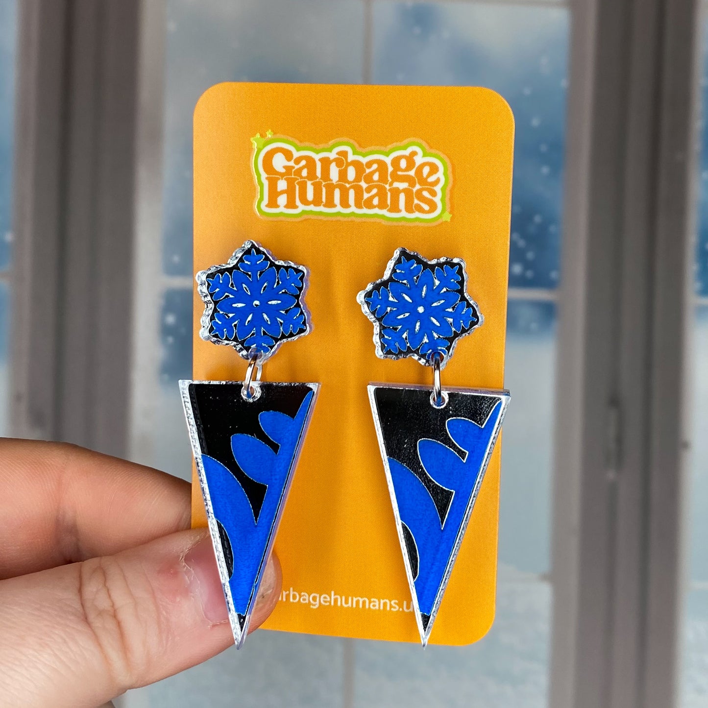 Snowflake Template Earrings
